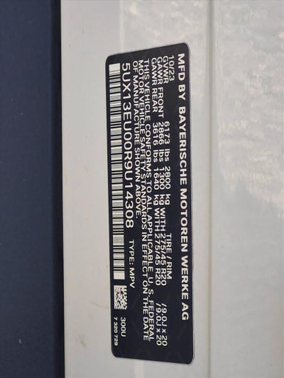 2024 BMW X5 sDrive40i Sports Activity Vehicle