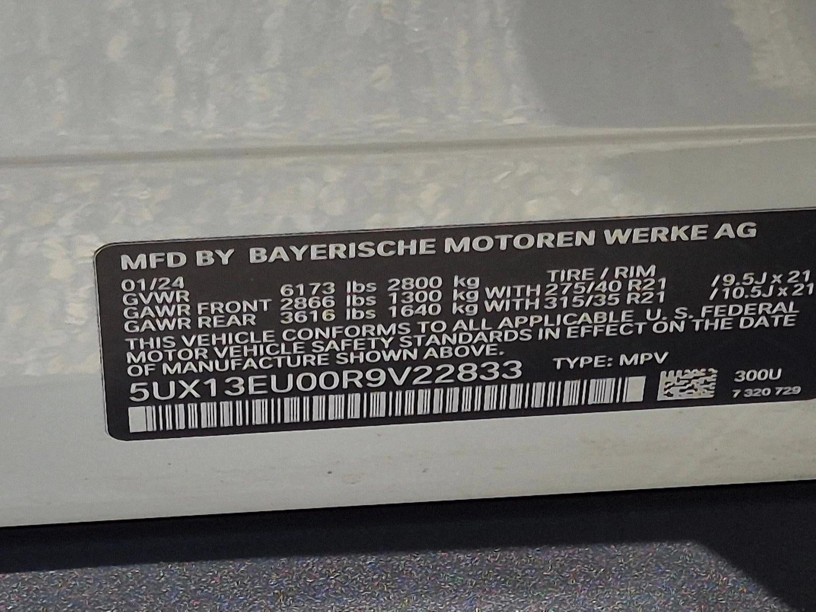 2024 BMW X5 sDrive40i Sports Activity Vehicle