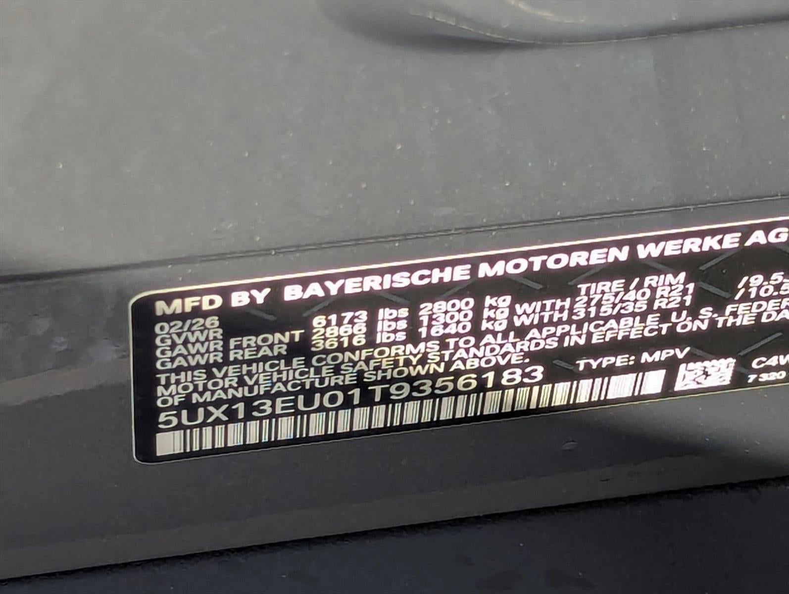2026 BMW X5 sDrive40i Sports Activity Vehicle