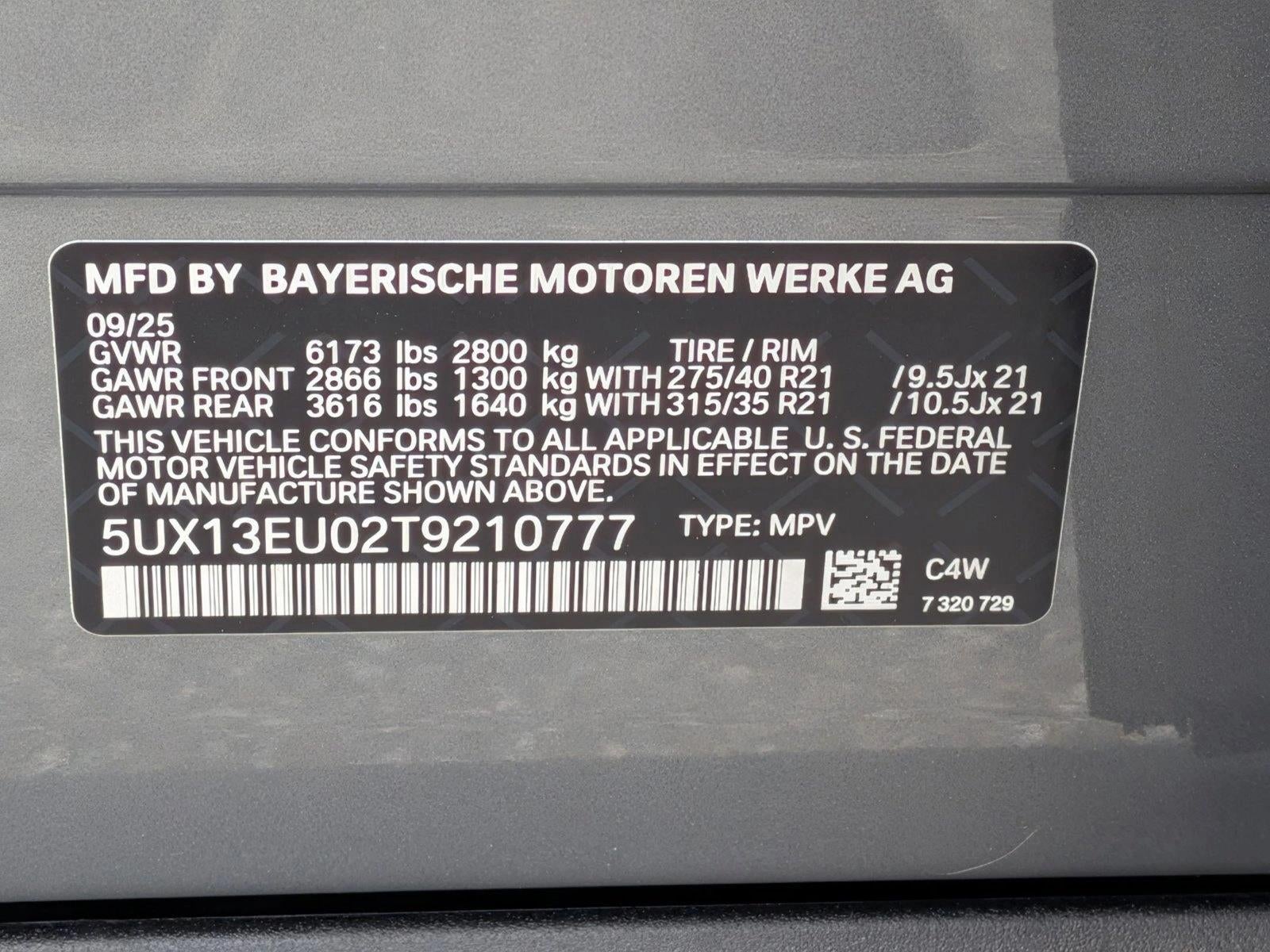 2026 BMW X5 sDrive40i Sports Activity Vehicle
