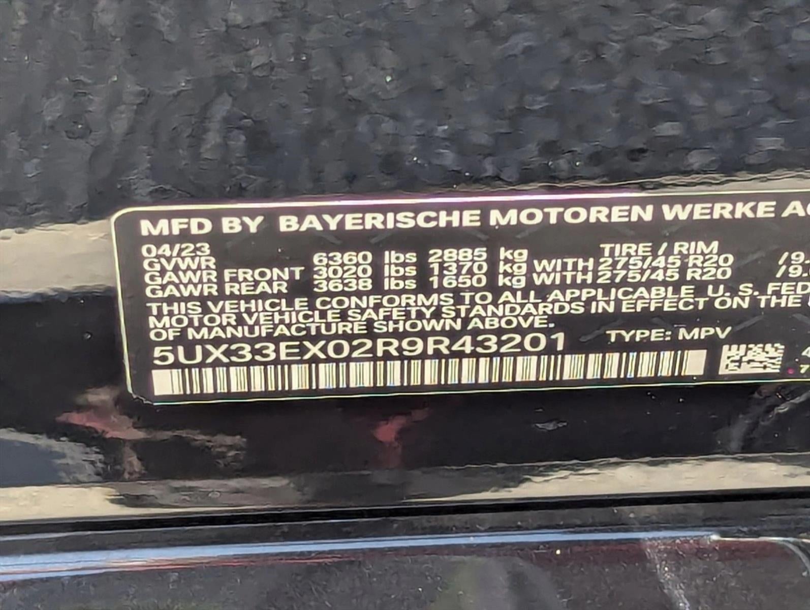 2024 BMW X6 xDrive40i Sports Activity Coupe