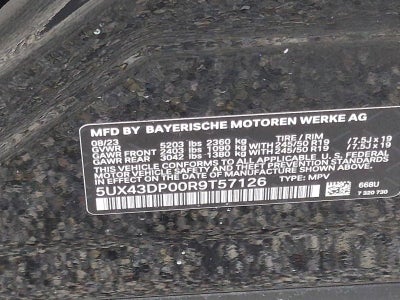 2024 BMW X3 sDrive30i Sports Activity Vehicle