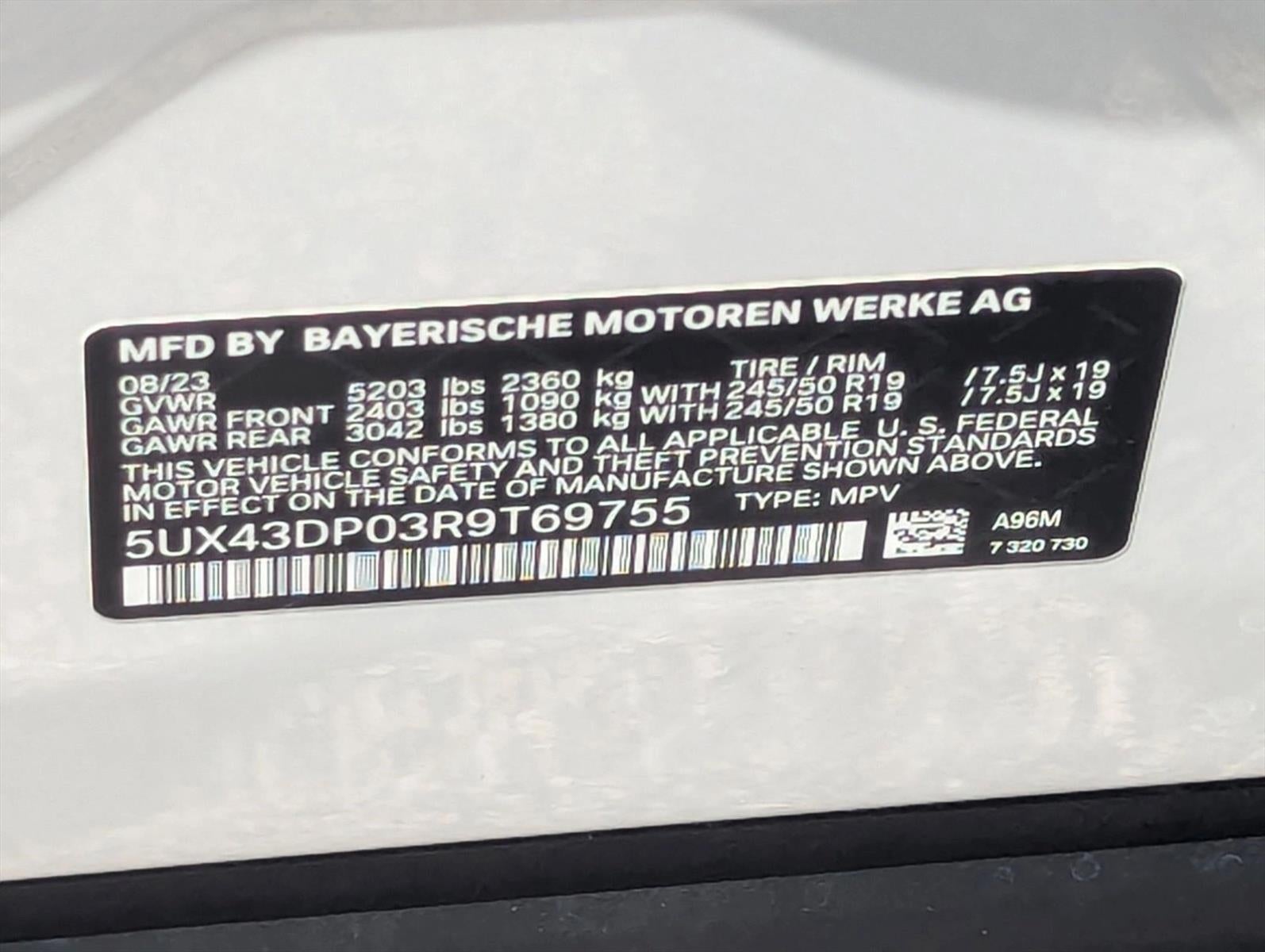 2024 BMW X3 sDrive30i Sports Activity Vehicle