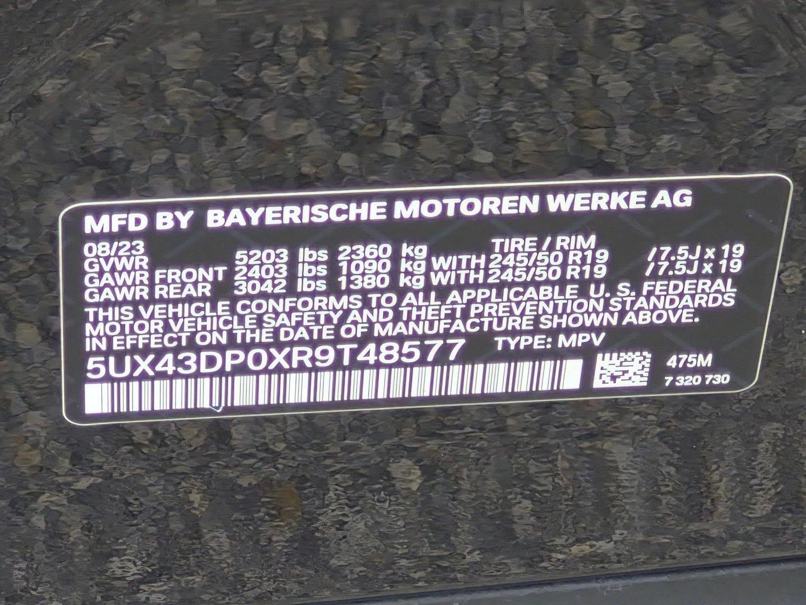 2024 BMW X3 sDrive30i Sports Activity Vehicle