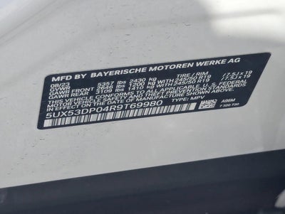 2024 BMW X3 xDrive30i Sports Activity Vehicle