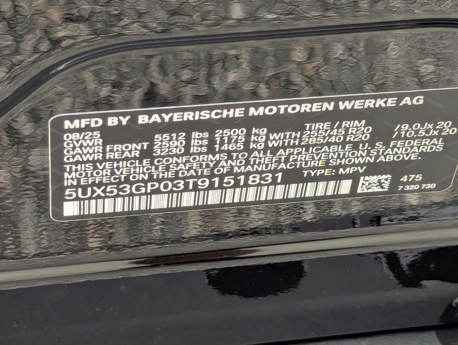 2026 BMW X3 30 xDrive Sports Activity Vehicle