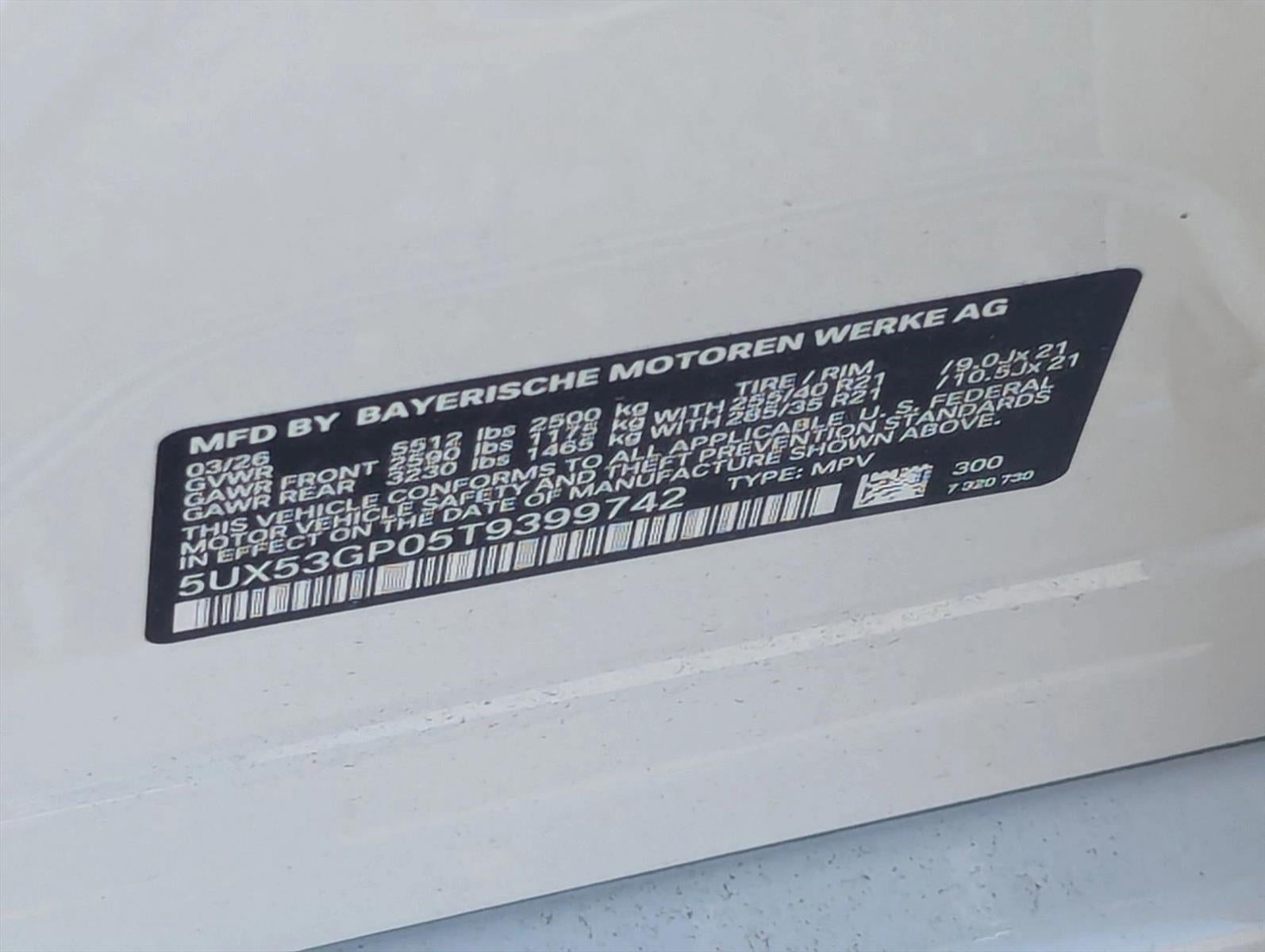 2026 BMW X3 30 xDrive Sports Activity Vehicle