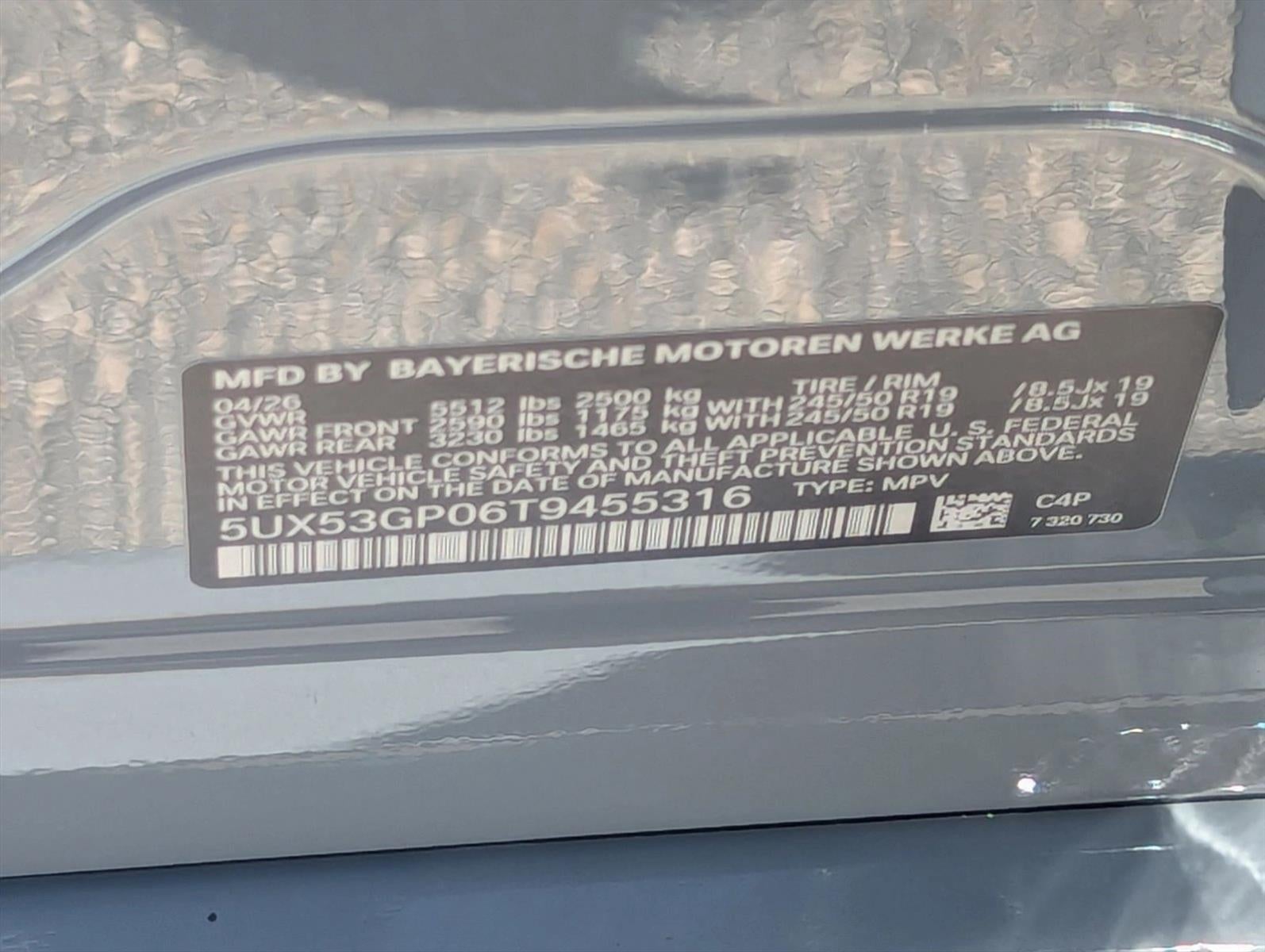 2026 BMW X3 30 xDrive Sports Activity Vehicle