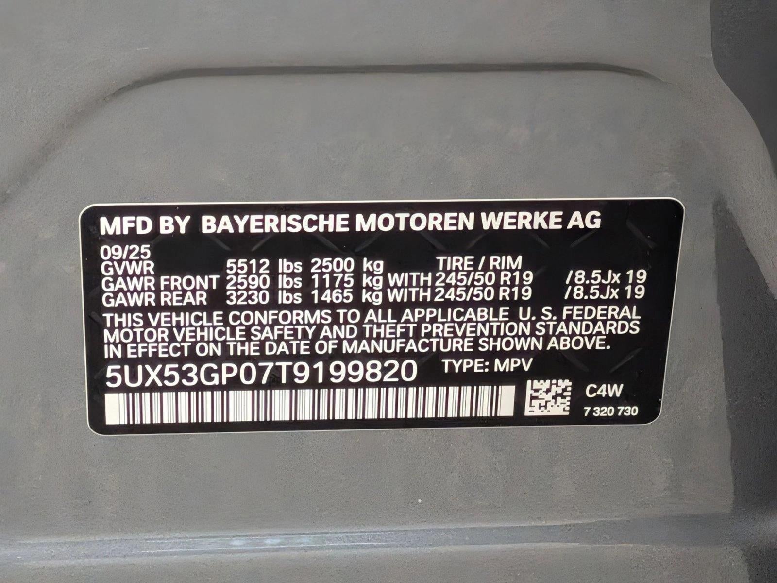 2026 BMW X3 30 xDrive Sports Activity Vehicle