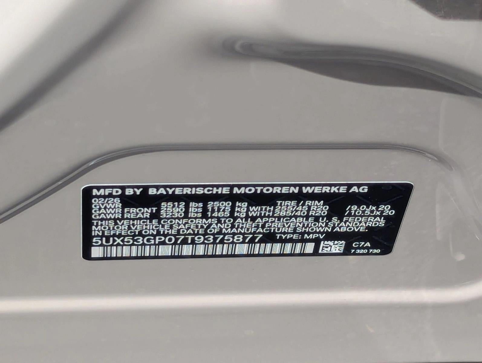 2026 BMW X3 30 xDrive Sports Activity Vehicle