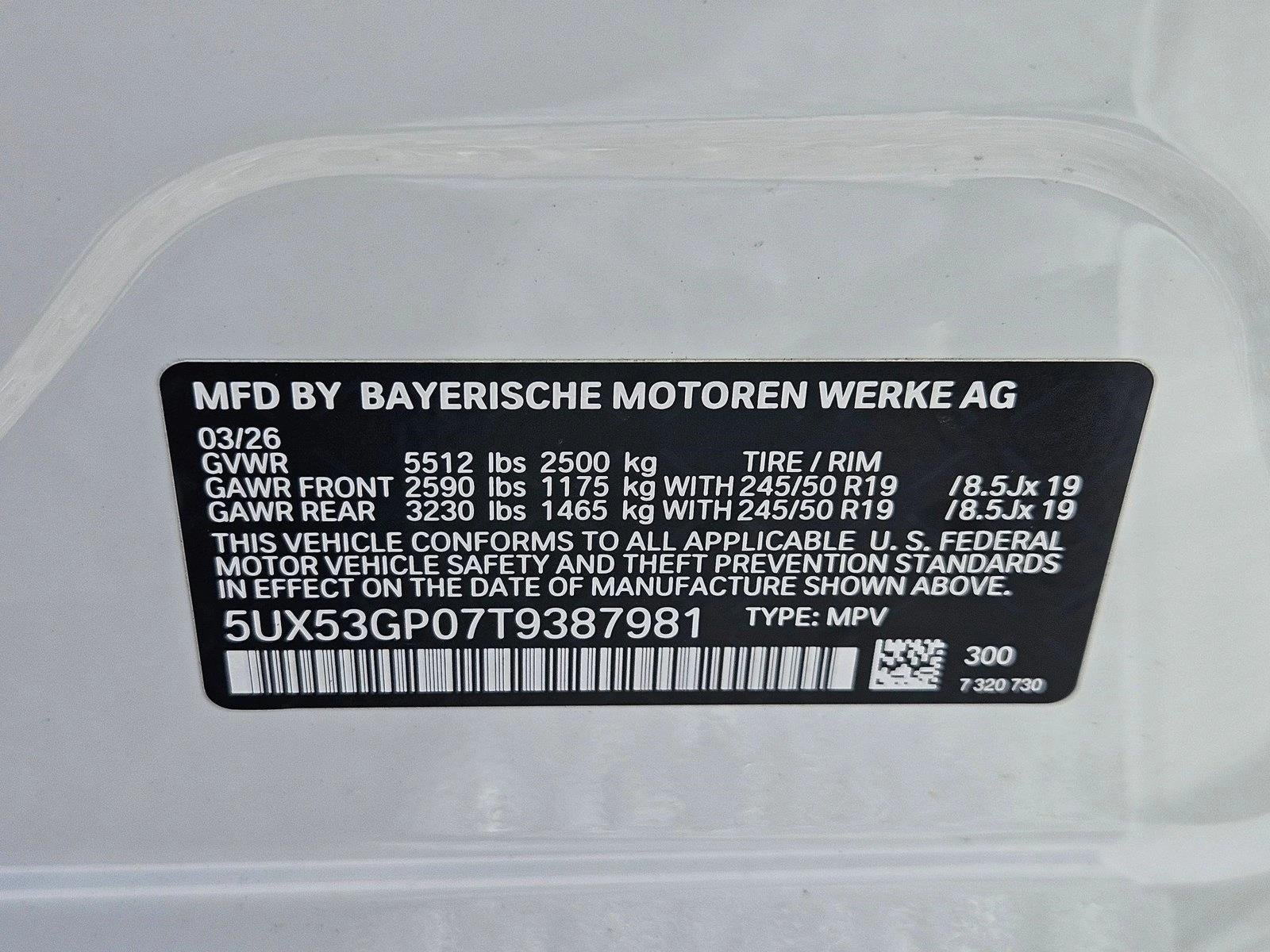 2026 BMW X3 30 xDrive Sports Activity Vehicle