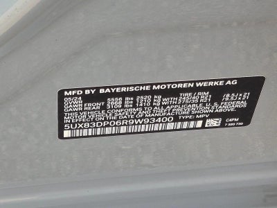 2024 BMW X3 M40i Sports Activity Vehicle