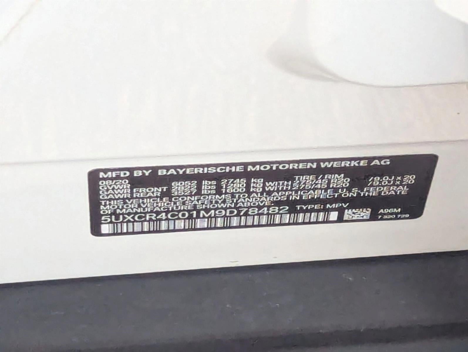 2021 BMW X5 sDrive40i Sports Activity Vehicle