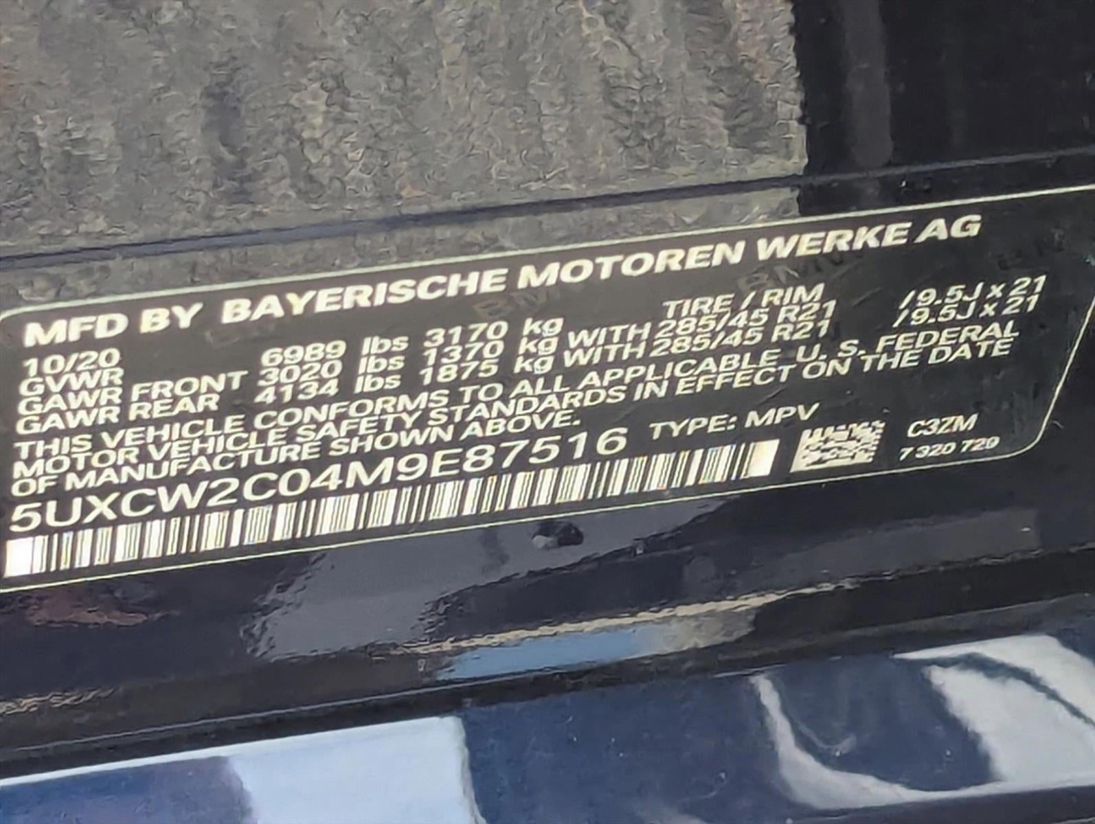 2021 BMW X7 xDrive40i Sports Activity Vehicle