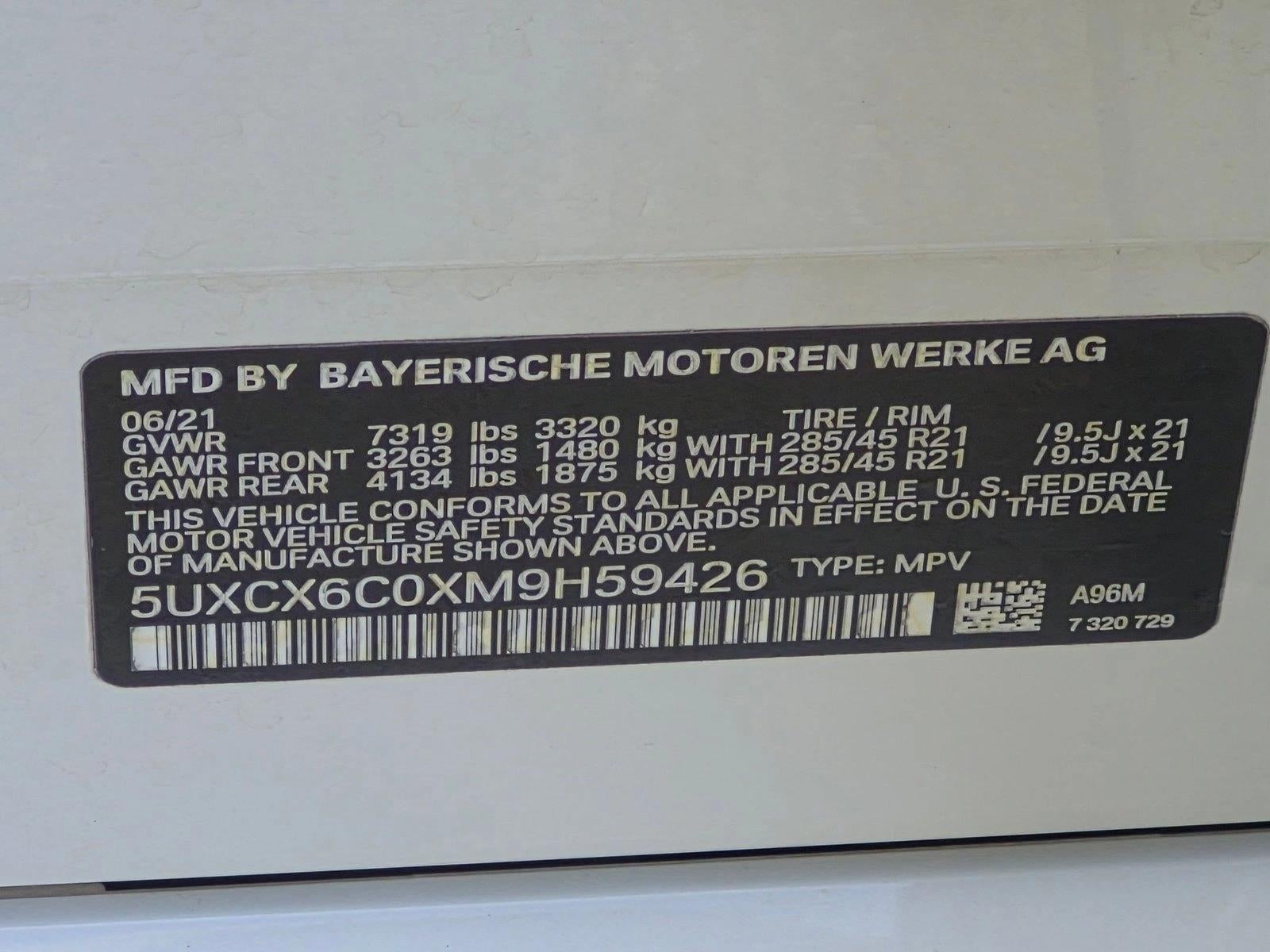 2021 BMW X7 M50i Sports Activity Vehicle