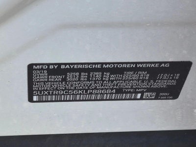 2019 BMW X3 xDrive30i Sports Activity Vehicle