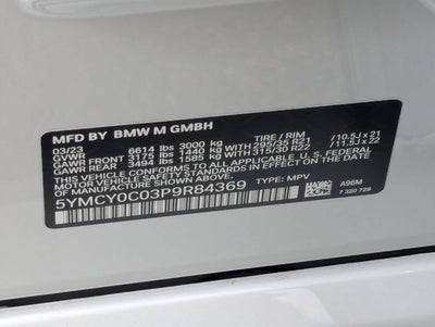 2023 BMW X6 M X6 M Sports Activity Coupe