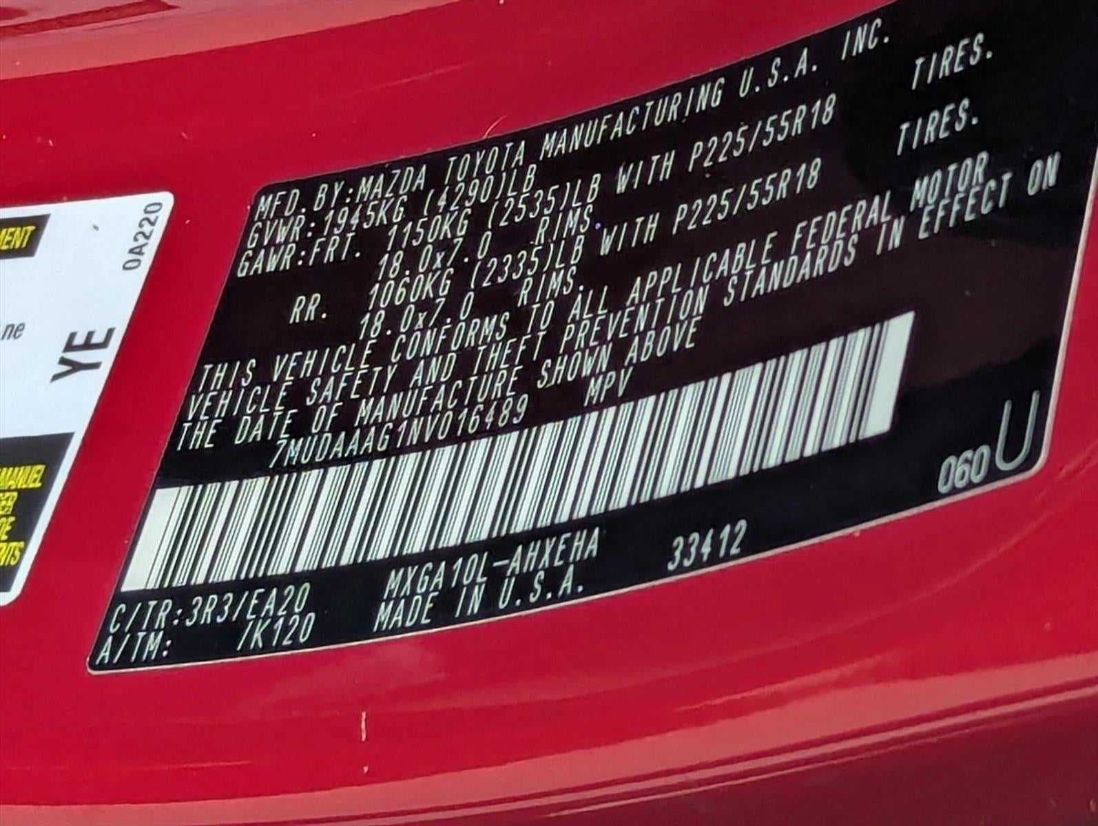 2022 Toyota Corolla Cross XLE 2WD (Natl)