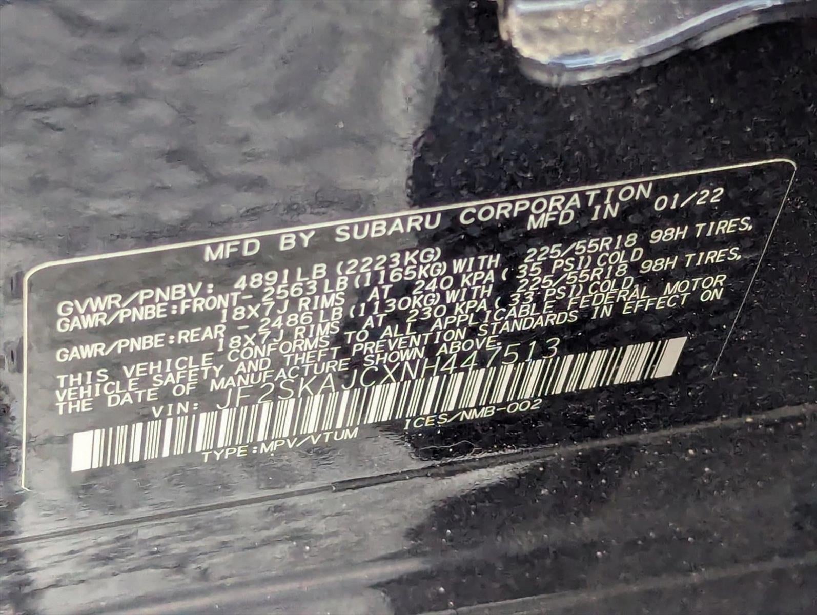 2022 Subaru Forester Sport CVT