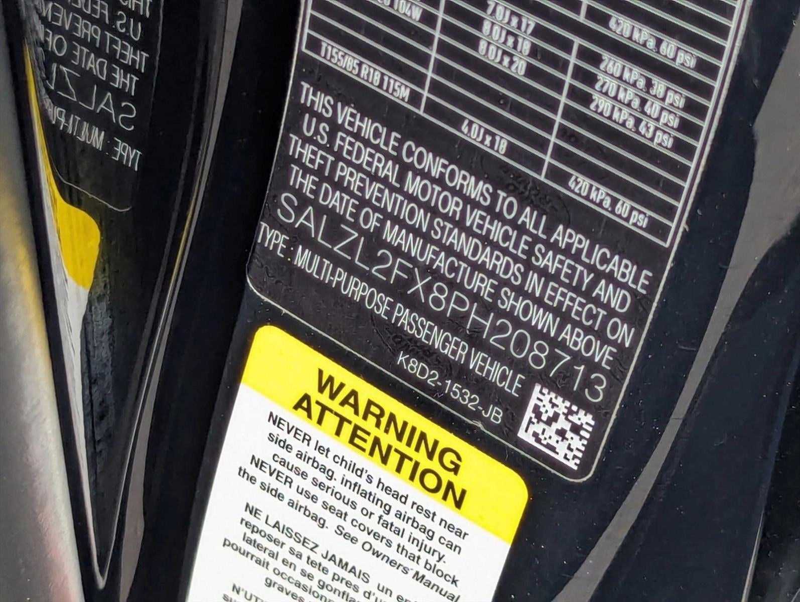 2023 Land Rover Range Rover Evoque R-Dynamic SE AWD