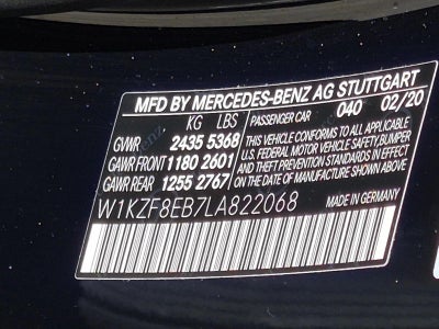 2020 Mercedes-Benz E-Class E 350 4MATIC® Sedan