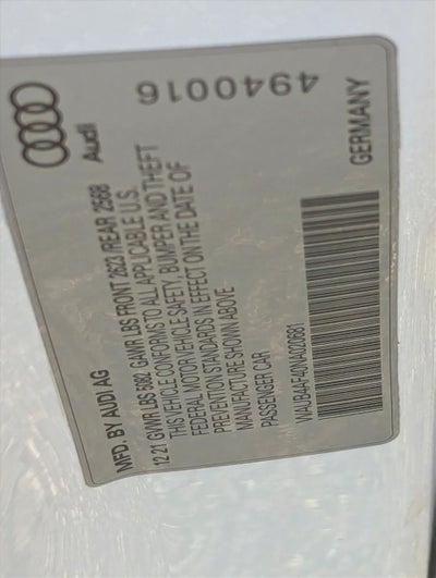 2022 Audi S4 Sedan Premium Plus 3.0 TFSI quattro