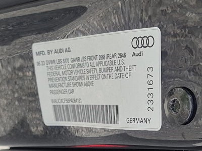 2023 Audi S5 Sportback Premium Plus 3.0 TFSI quattro