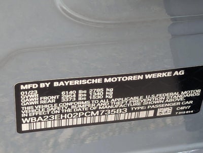 2023 BMW 740i Sedan