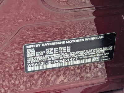 2023 BMW 760i xDrive Sedan