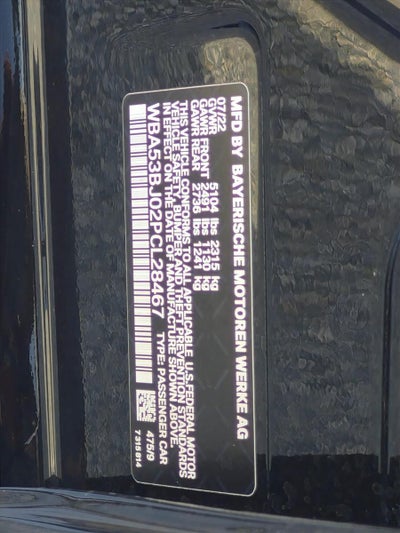 2023 BMW 540i Sedan