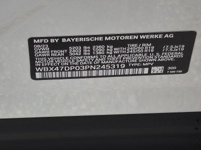 2023 BMW X3 sDrive30i Sports Activity Vehicle