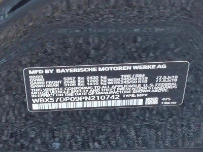 2023 BMW X3 xDrive30i Sports Activity Vehicle