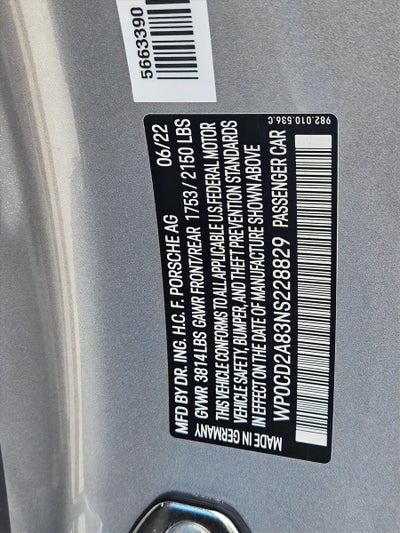 2022 Porsche 718 Boxster 25 Years Roadster