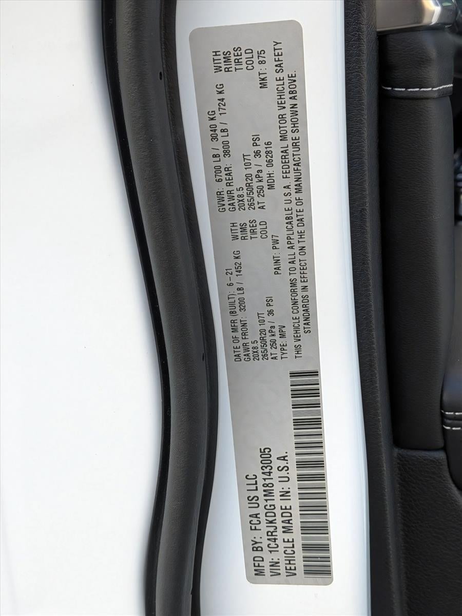 2021 Jeep Grand Cherokee L Overland 4x4