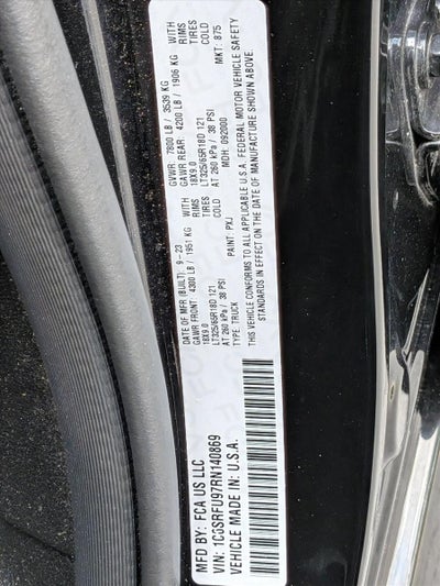 2024 RAM 1500 TRX 4x4 Crew Cab 5'7" Box