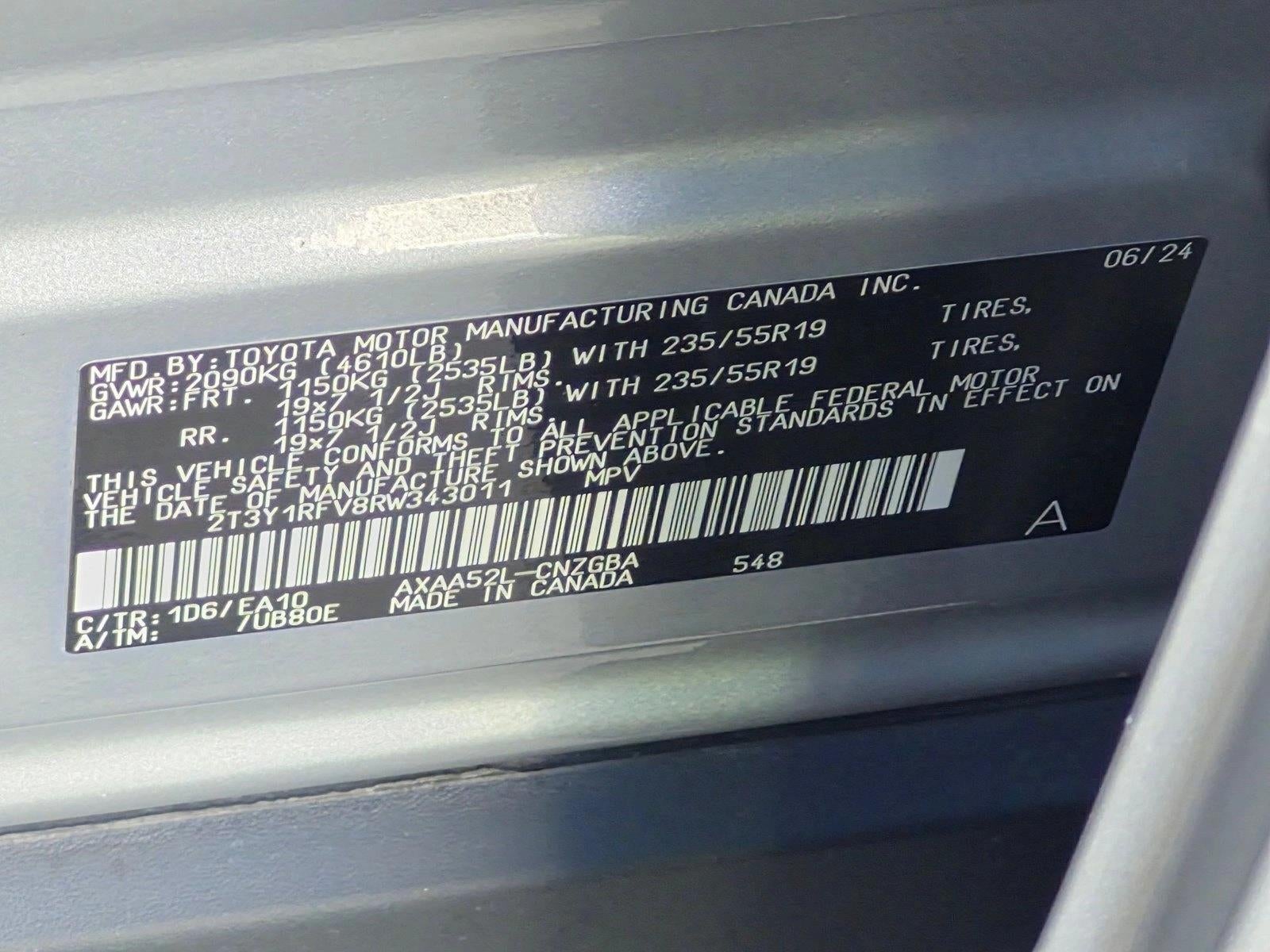 2024 Toyota RAV4 Limited FWD (Natl)