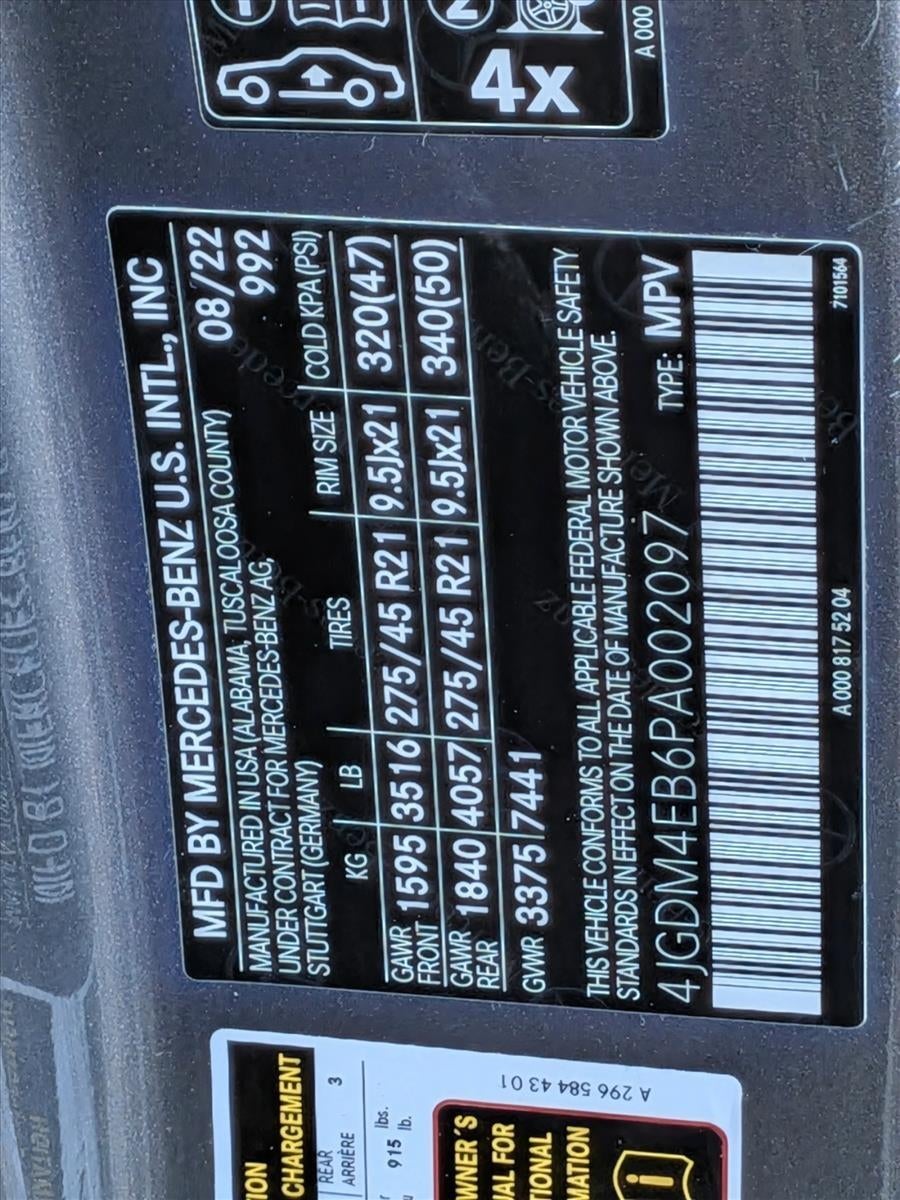 2023 Mercedes-Benz EQS EQS 580 4MATIC® SUV