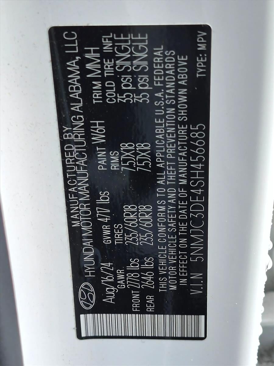 2025 Hyundai TUCSON SEL Convenience FWD
