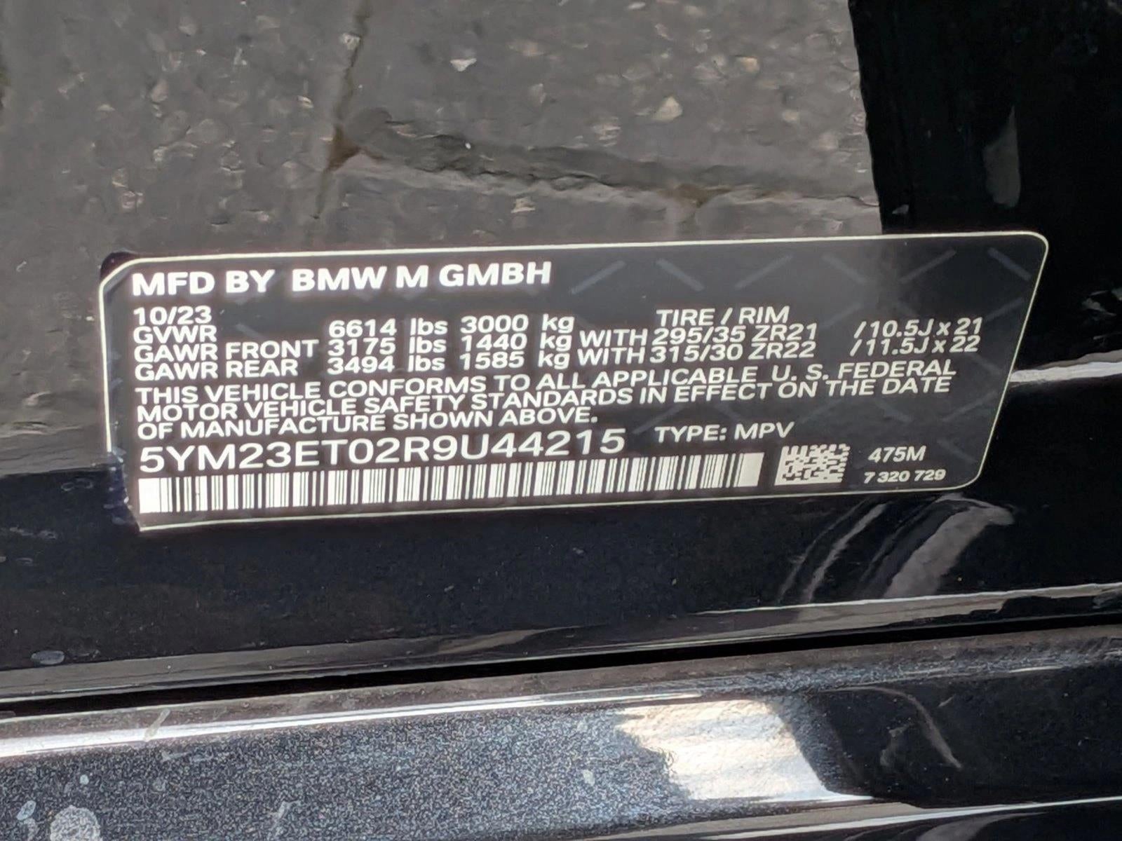 2024 BMW X6 M X6 M Sports Activity Coupe