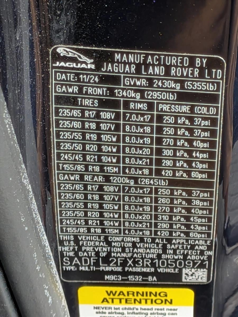 2024 Jaguar E-PACE R-Dynamic SE P250 AWD