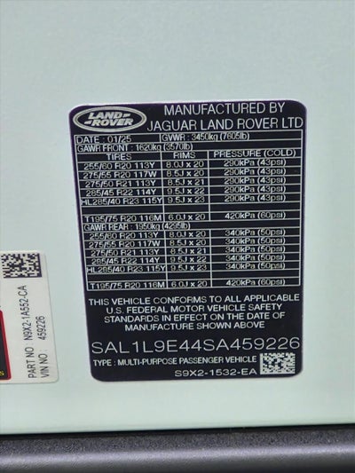 2025 Land Rover Range Rover Sport P460 PHEV Dynamic SE