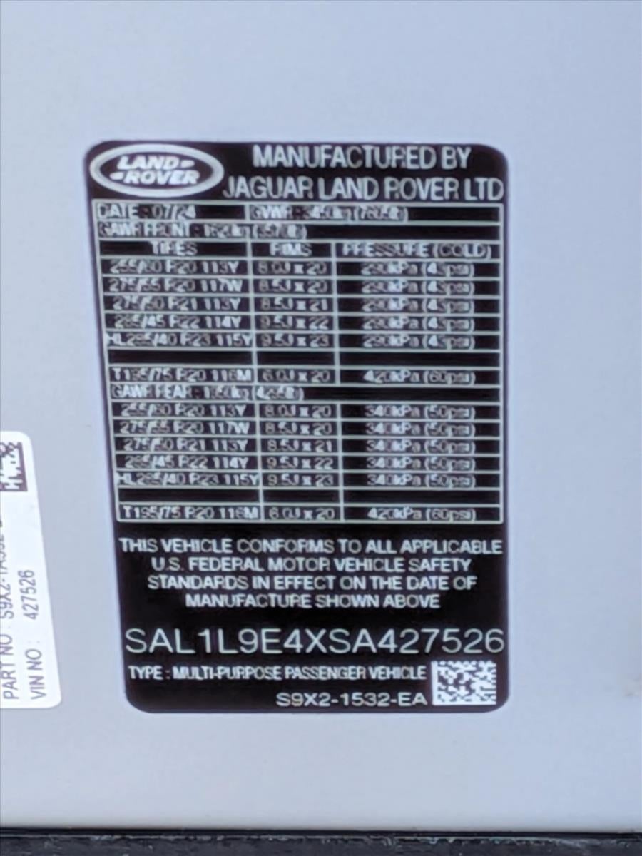 2025 Land Rover Range Rover Sport P460 PHEV Dynamic SE