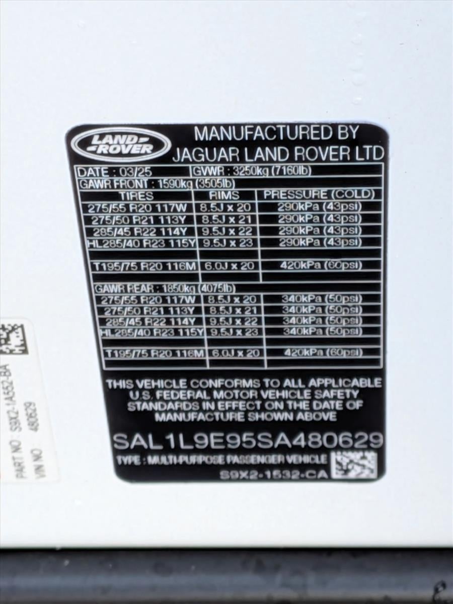 2025 Land Rover Range Rover Sport P530 Dynamic SE