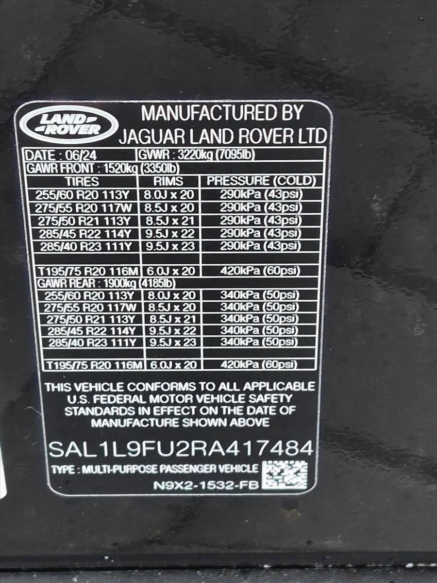 2024 Land Rover Range Rover Sport P400 Dynamic SE