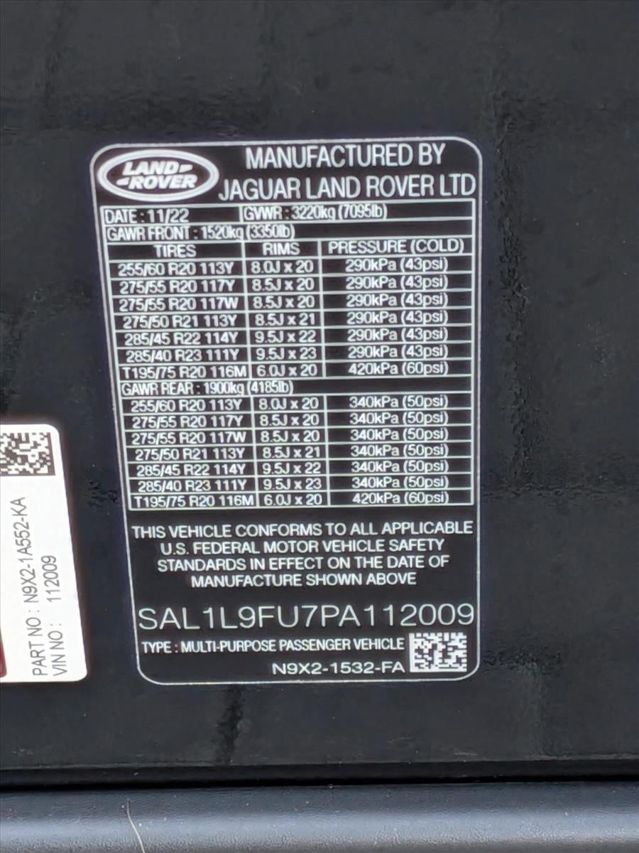 2023 Land Rover Range Rover Sport P400 SE Dynamic