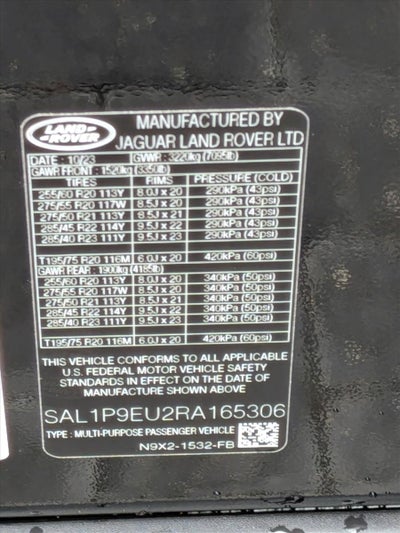 2024 Land Rover Range Rover Sport P360 SE