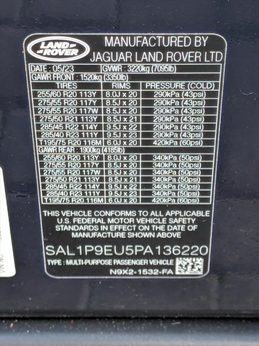 2023 Land Rover Range Rover Sport P360 SE