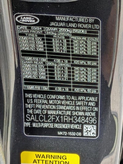 2024 Land Rover Discovery Sport Dynamic SE 4WD