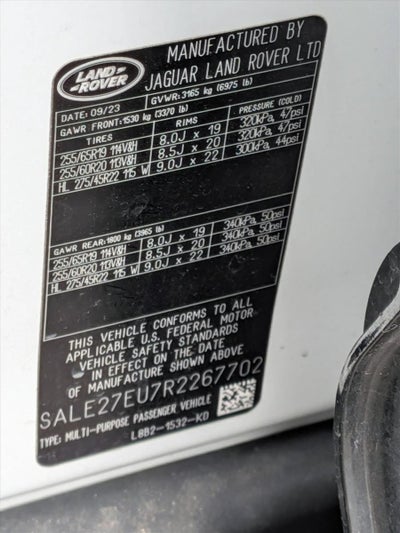 2024 Land Rover Defender 110 P400 X-Dynamic SE