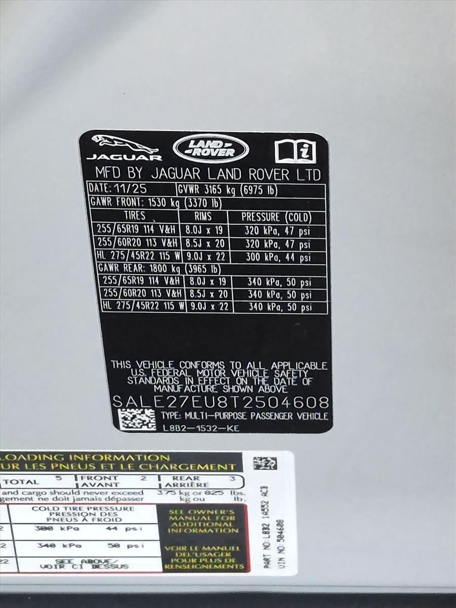 2026 Land Rover Defender 110 P400 X-Dynamic SE